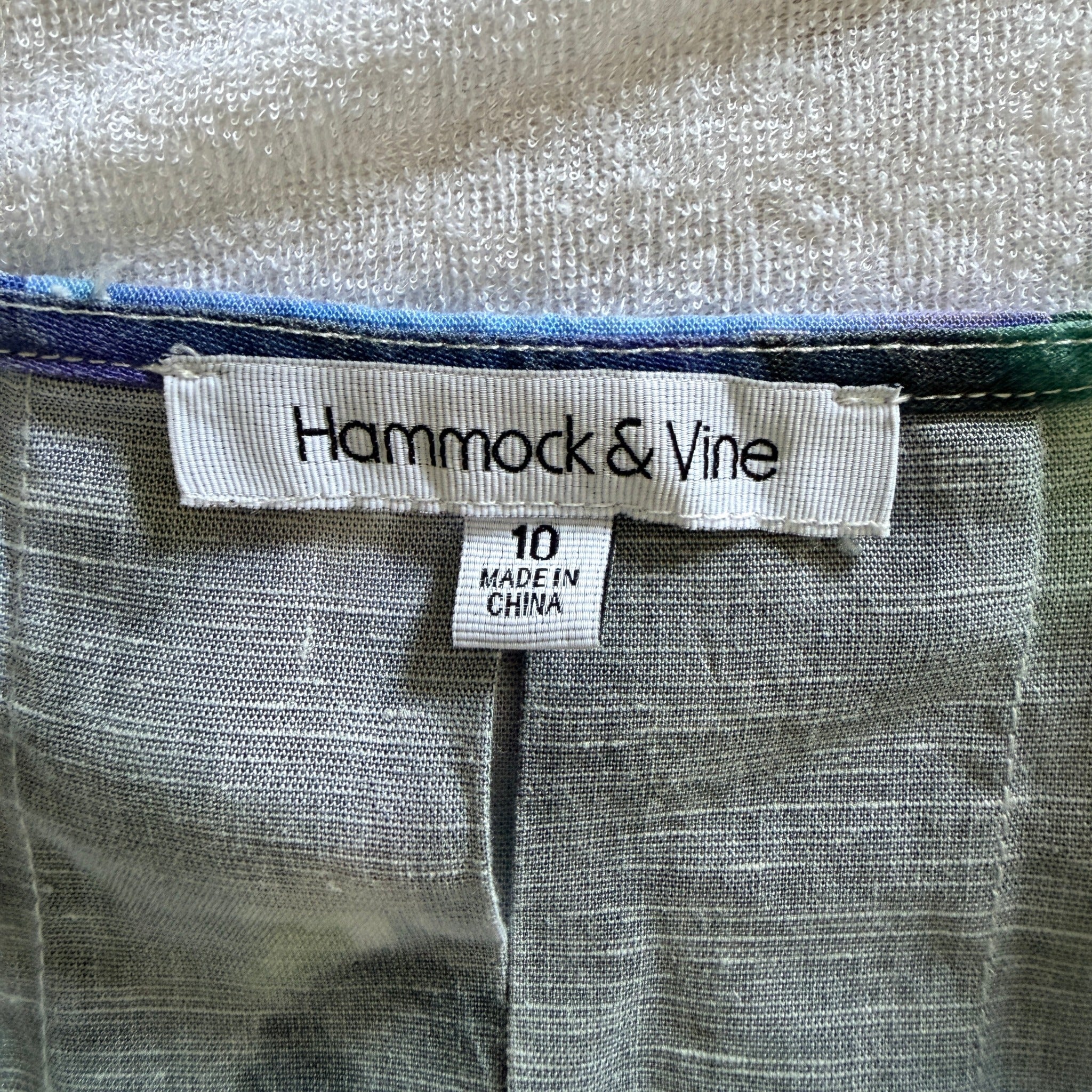 Hammock & Vine Multicolour Floral  Shirt Dress Sz 10 Boho Resort Wear - Image 4