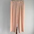 Tokito Petites Womens Blush Pink Recycled Polyester Wide Leg Trousers Size 12 - Image 1