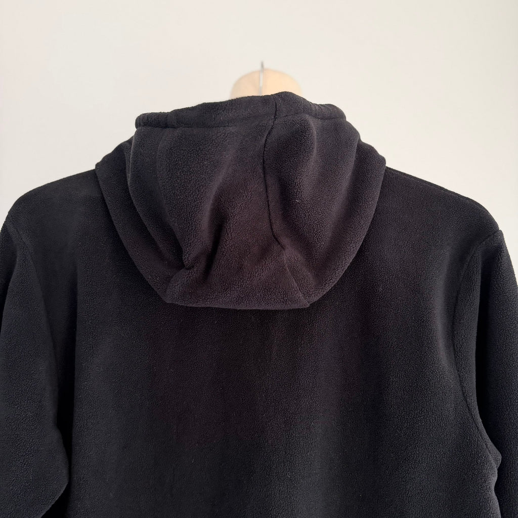 Adidas Originals Black Fleece Hoodie - Men's Size M - Image 4