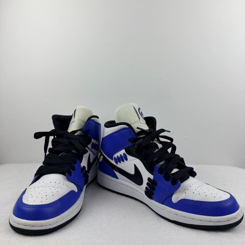 Nike Air Jordan 1 Mid SE Sisterhood Game Royal Sneakers Size US 8 - Image 10