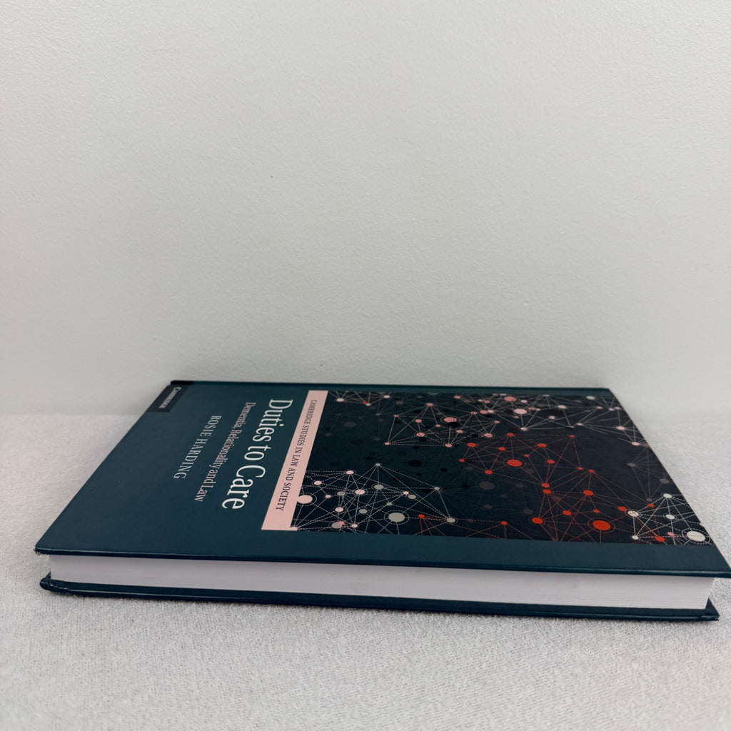 Cambridge University Press Academic Book - Duties to Care: Dementia, Relationality and Law by Rosie Harding - Image 2