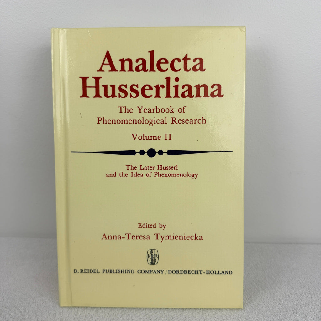 Analecta Husserliana Volume II: The Later Husserl and the Idea of Phenomenology - Image 1