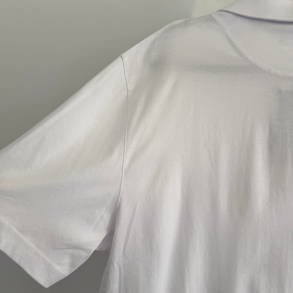 Ted Baker Zeiter Polo Shirt White Cotton Slim Fit Size 6 2XL Smart Casual BNWT - Image 15