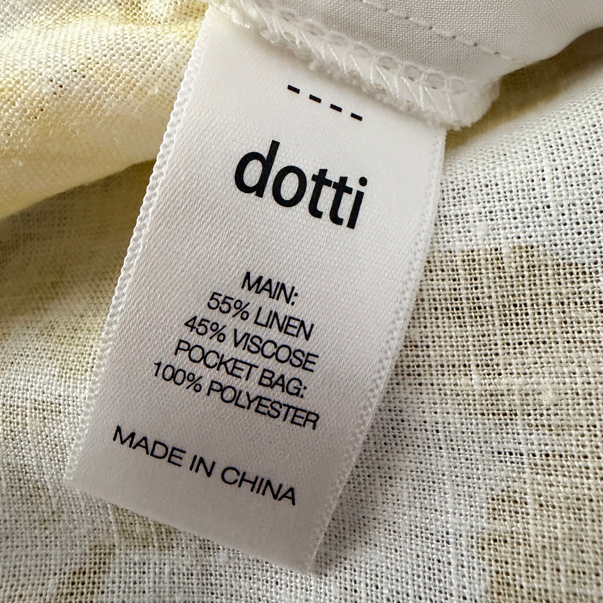 Dotti Yellow Floral Linen Blend Shorts - Size 12 - Image 11