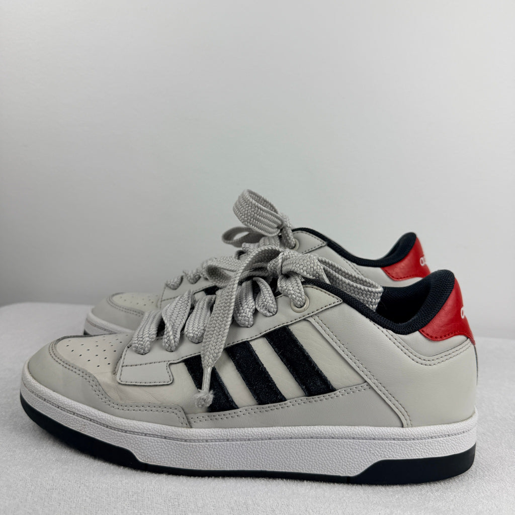 Adidas Breaknet 2.0 Sneakers - Classic White, Black, and Red Sporty Trainers, Size 5.5 - Image 12