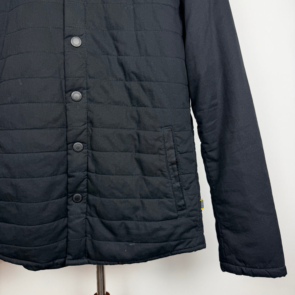 Barbour International Quilted Mens Jacket Black Size S Classic Style - Image 13