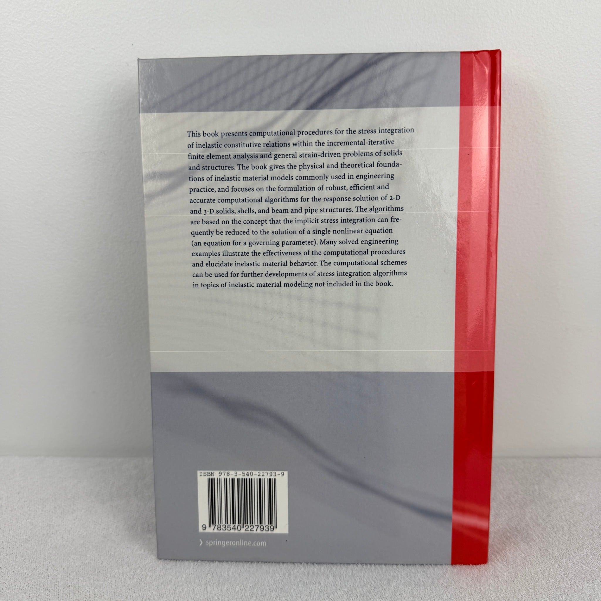 Inelastic Analysis of Solids and Structures by M. Kojic and K. J. Bathe - Image 3