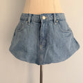 Cotton On Bubble Denim Skirt Sports Blue Cotton Size 26 Y2K Mini BNWT - Image 1