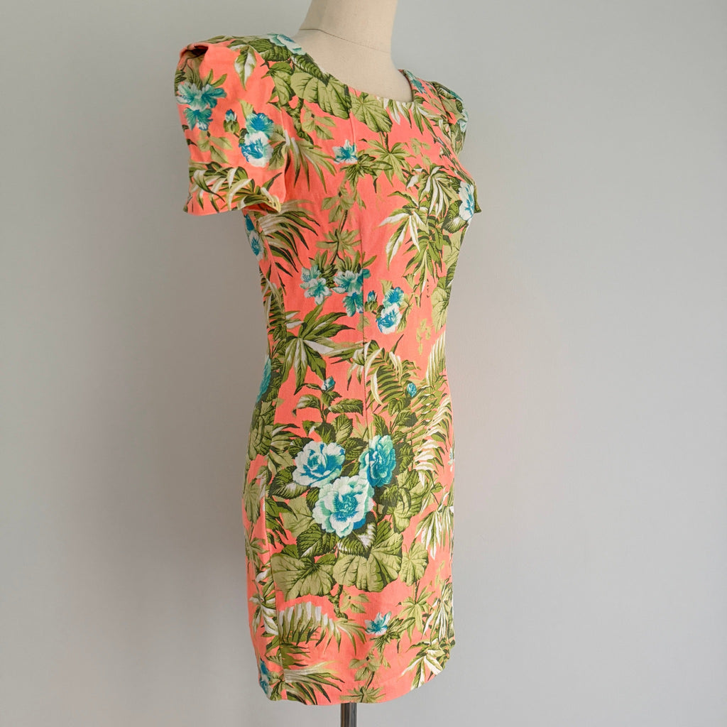 Sheike Floral Cotton Blend Mini Dress - Size 8 - Image 3