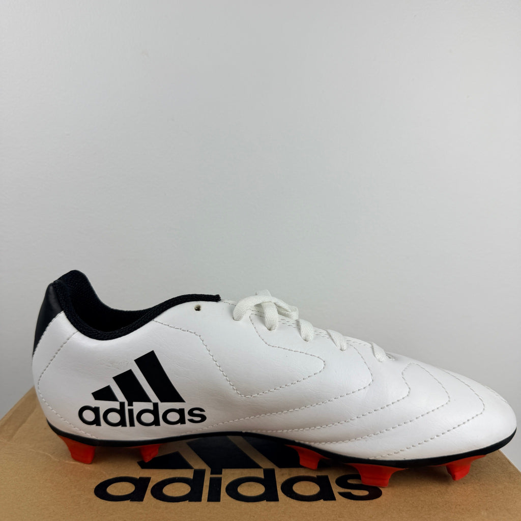 Adidas Goletto FG Junior Soccer Cleats - White/Black/Red Size US 6 - Image 12