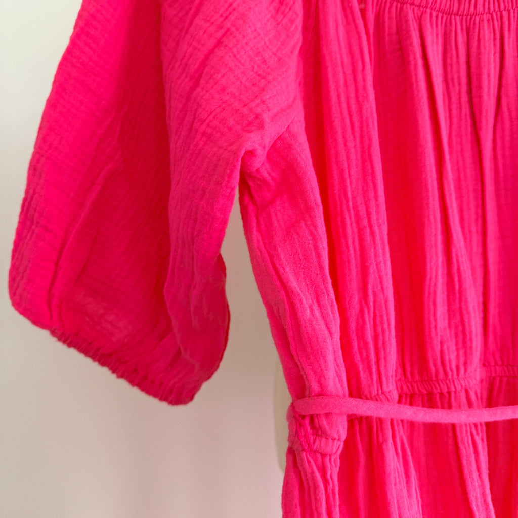 Sass Felix Tiered Midi Dress Hot Pink Size 14 BNWT Casual - Image 12