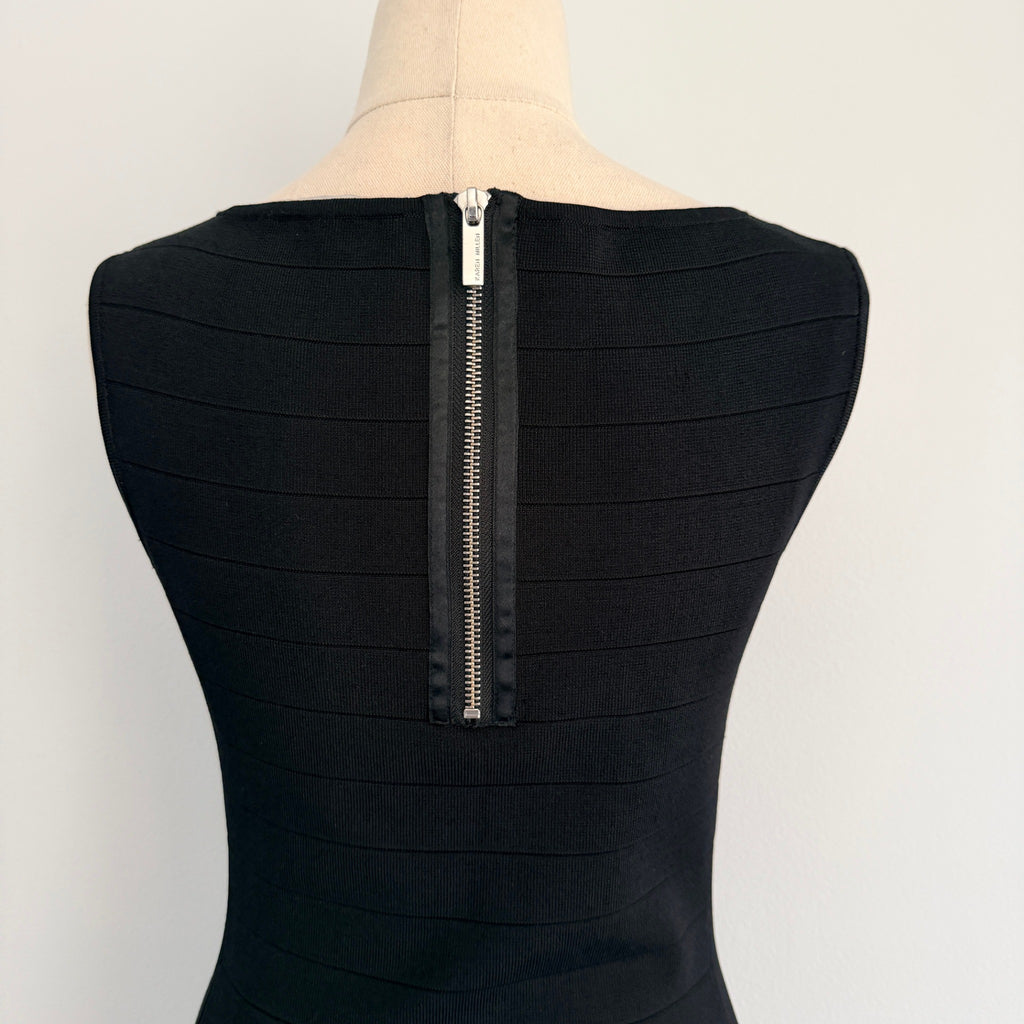 Karen Millen Black Bandage Dress Cutout Bodycon Size 2 Evening Party EPC - Image 4