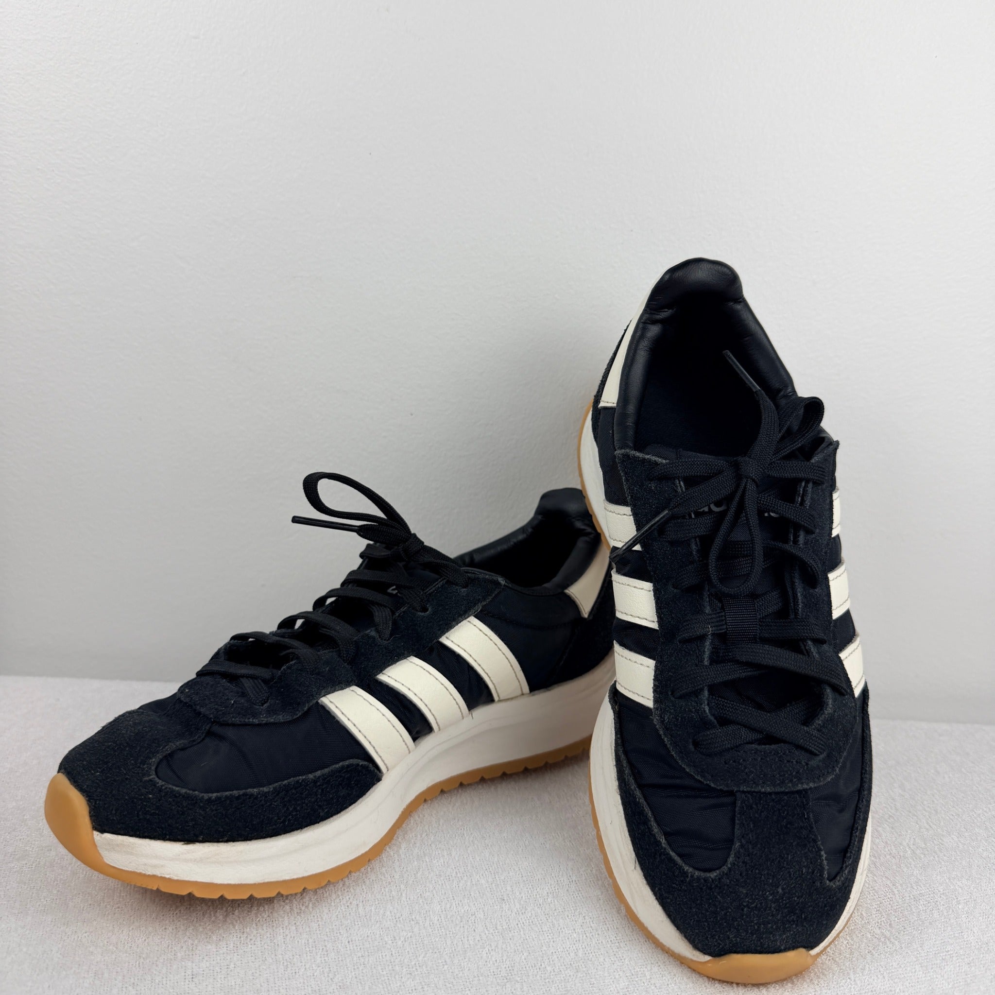 Adidas RUN 70s 2.0 Cloudfoam Black Youth Kids Size 5.5 Comfort Trainers Shoes  - Image 11