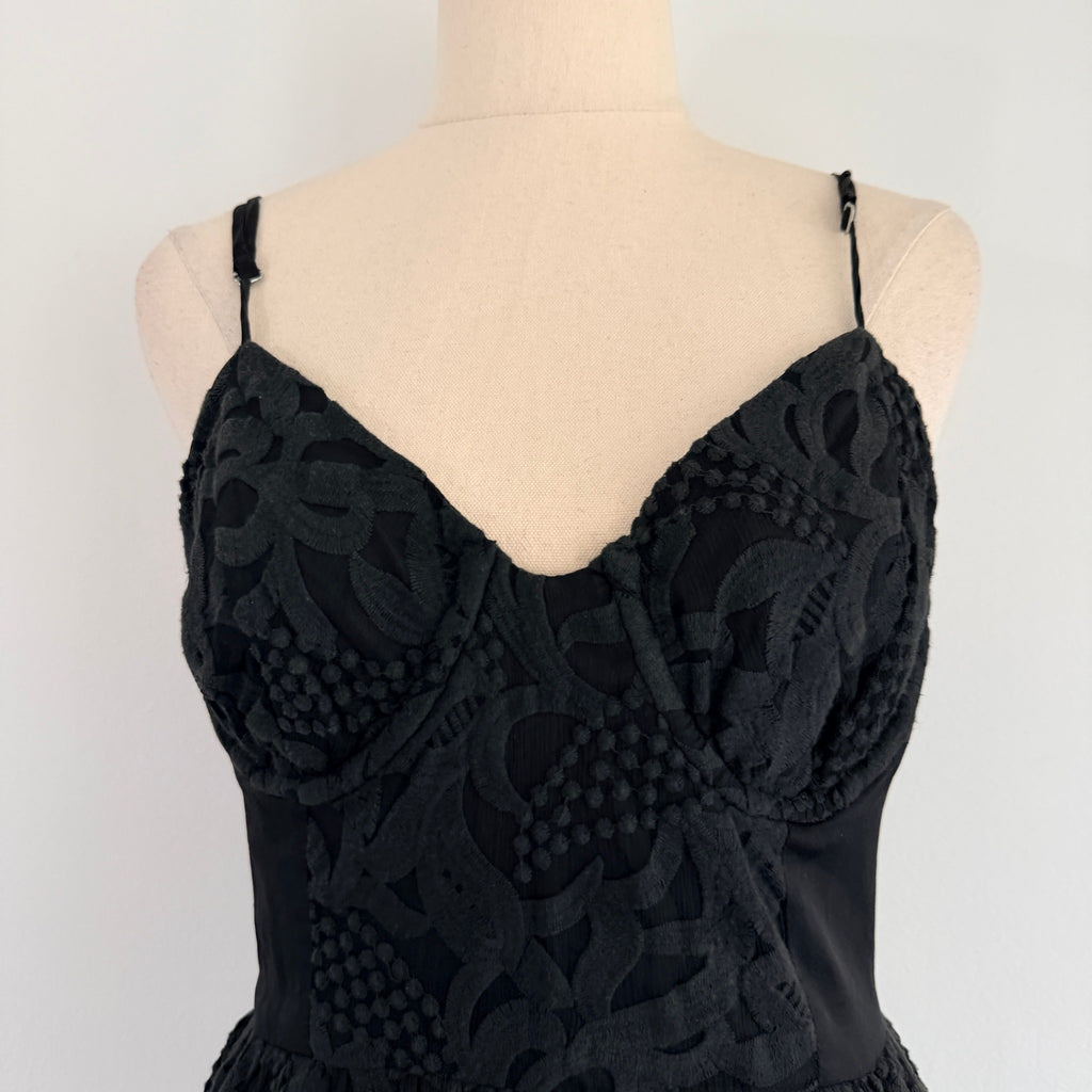 Zimmermann Black Lace Corset Romper Size 0 - Image 14