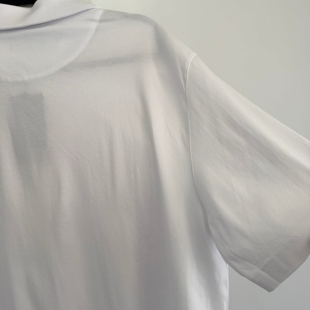 Ted Baker Zeiter Polo Shirt White Cotton Slim Fit Size 6 2XL Smart Casual BNWT - Image 16