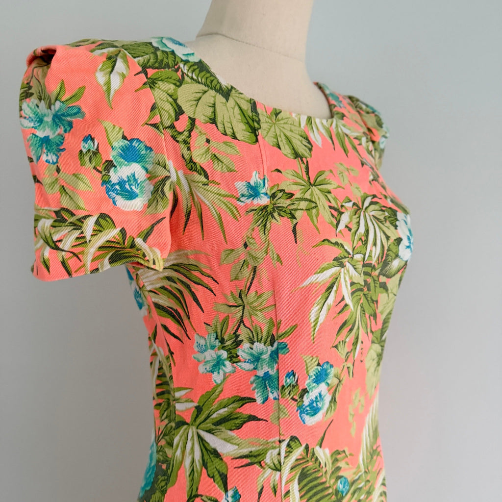 Sheike Floral Cotton Blend Mini Dress - Size 8 - Image 16