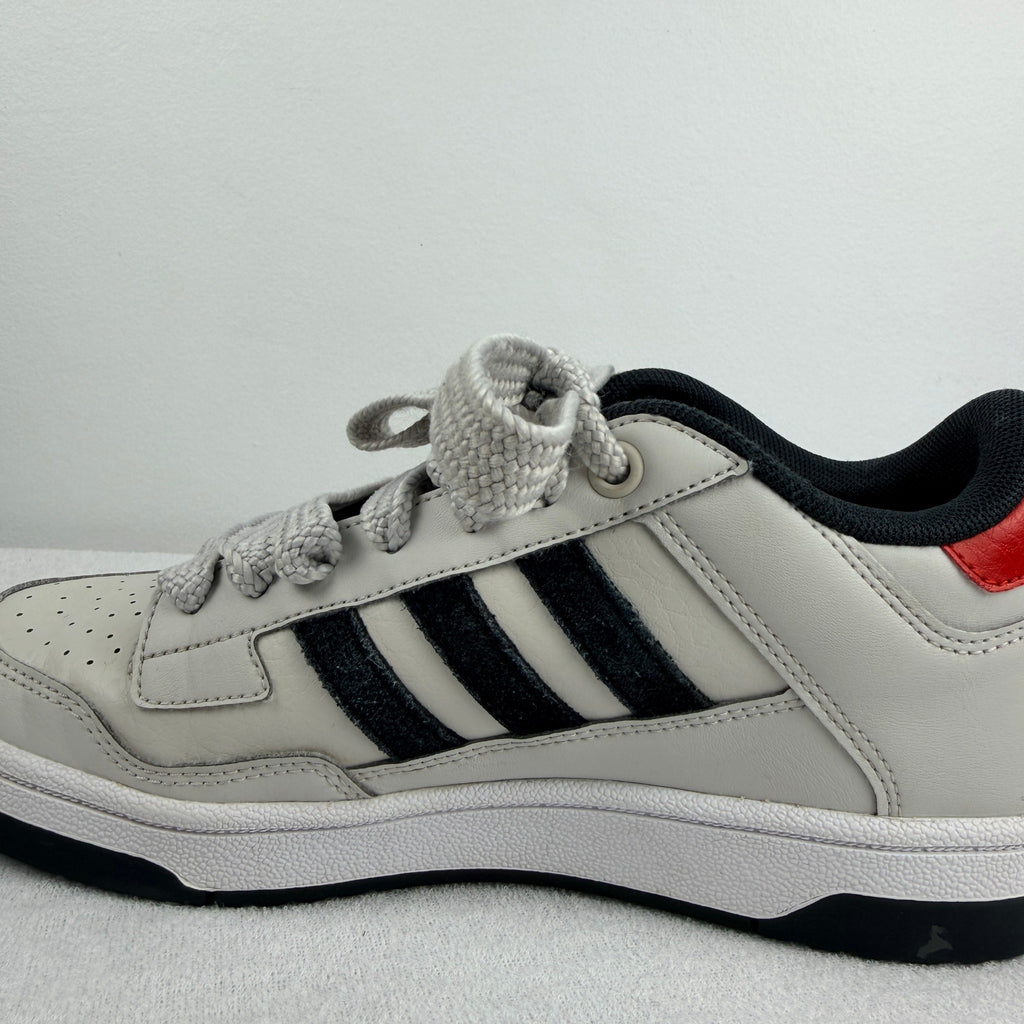 Adidas Breaknet 2.0 Sneakers - Classic White, Black, and Red Sporty Trainers, Size 5.5 - Image 14