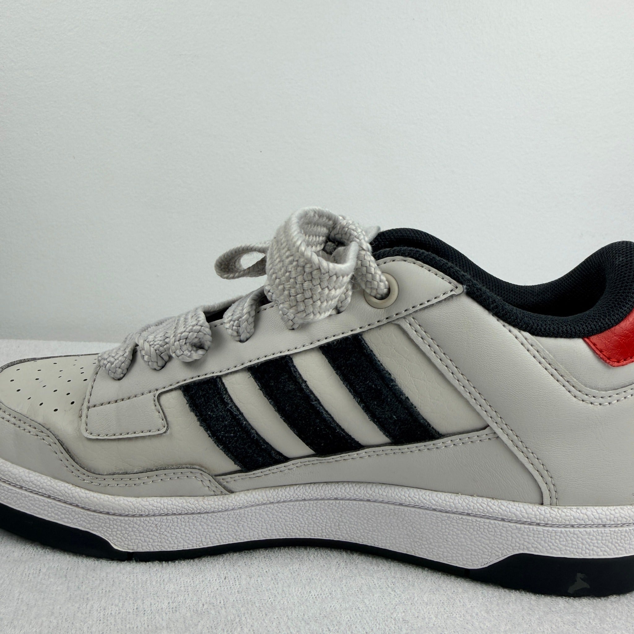 Adidas Breaknet 2.0 Sneakers - Classic White, Black, and Red Sporty Trainers, Size 5.5 - Image 14