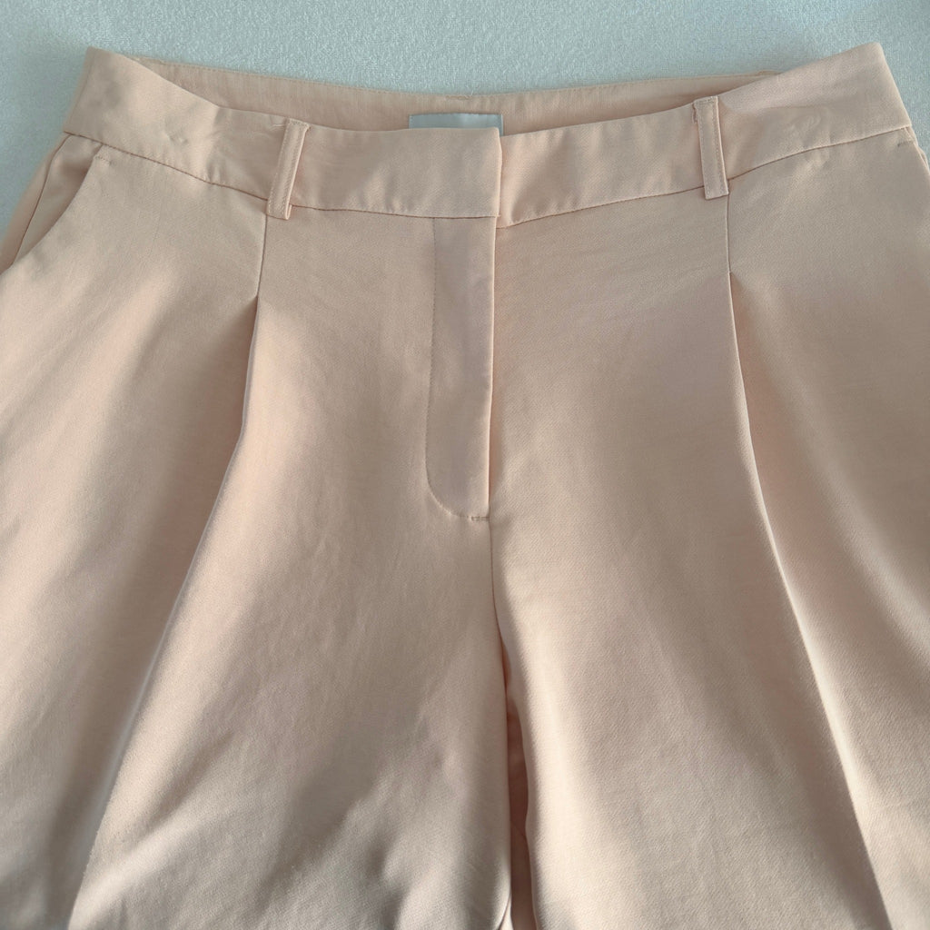 Tokito Petites Womens Blush Pink Recycled Polyester Wide Leg Trousers Size 12 - Image 13