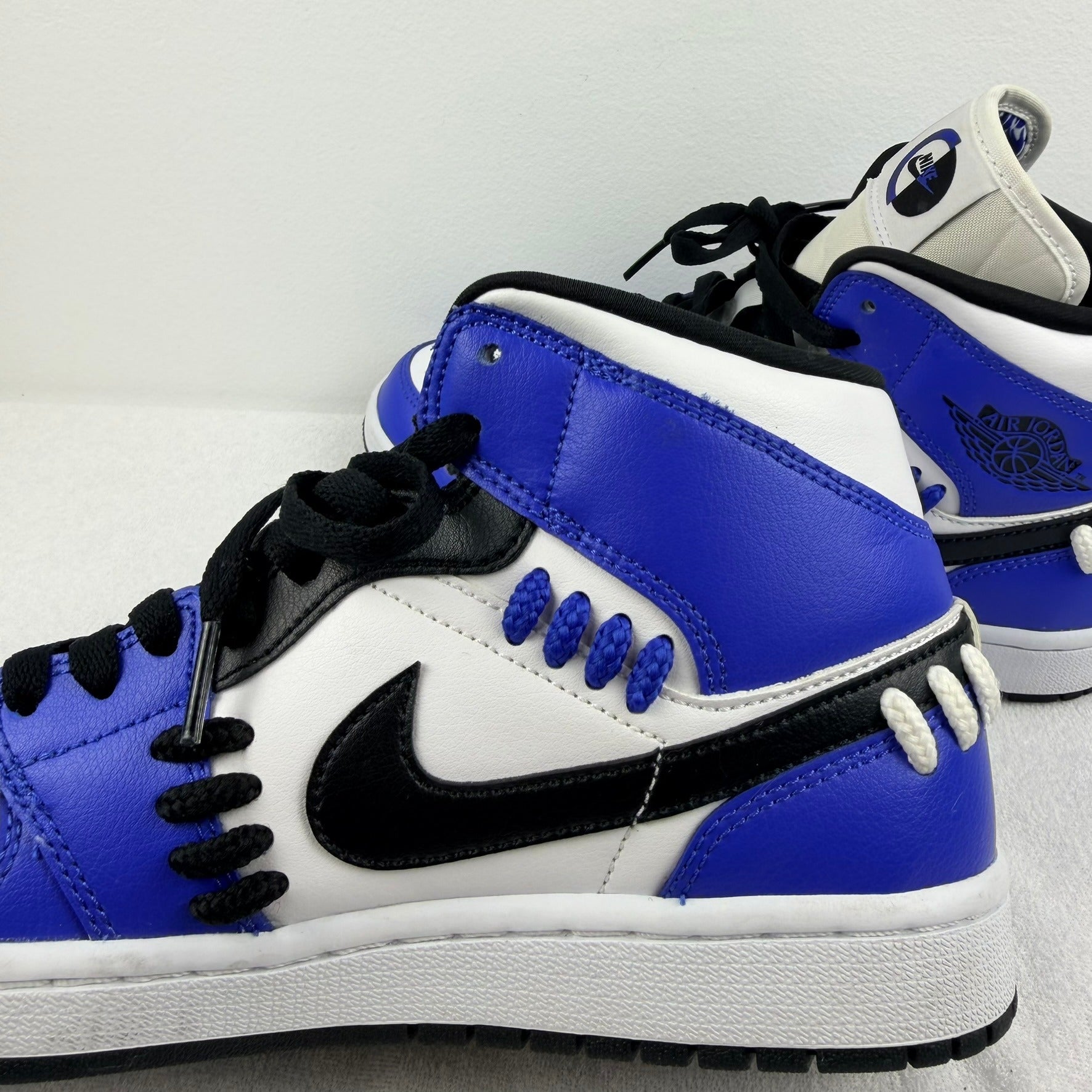 Nike Air Jordan 1 Mid SE Sisterhood Game Royal Sneakers Size US 8 - Image 14