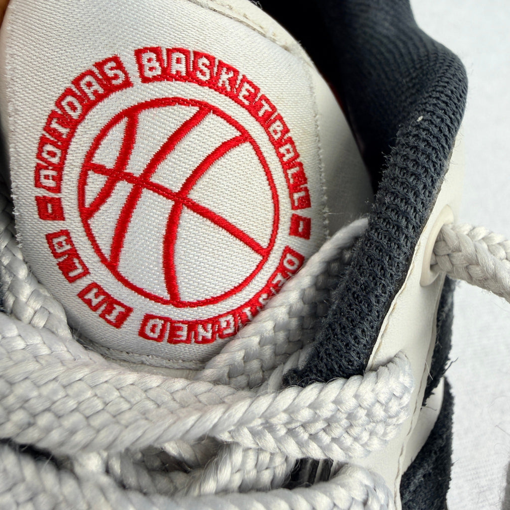Adidas Breaknet 2.0 Sneakers - Classic White, Black, and Red Sporty Trainers, Size 5.5 - Image 7
