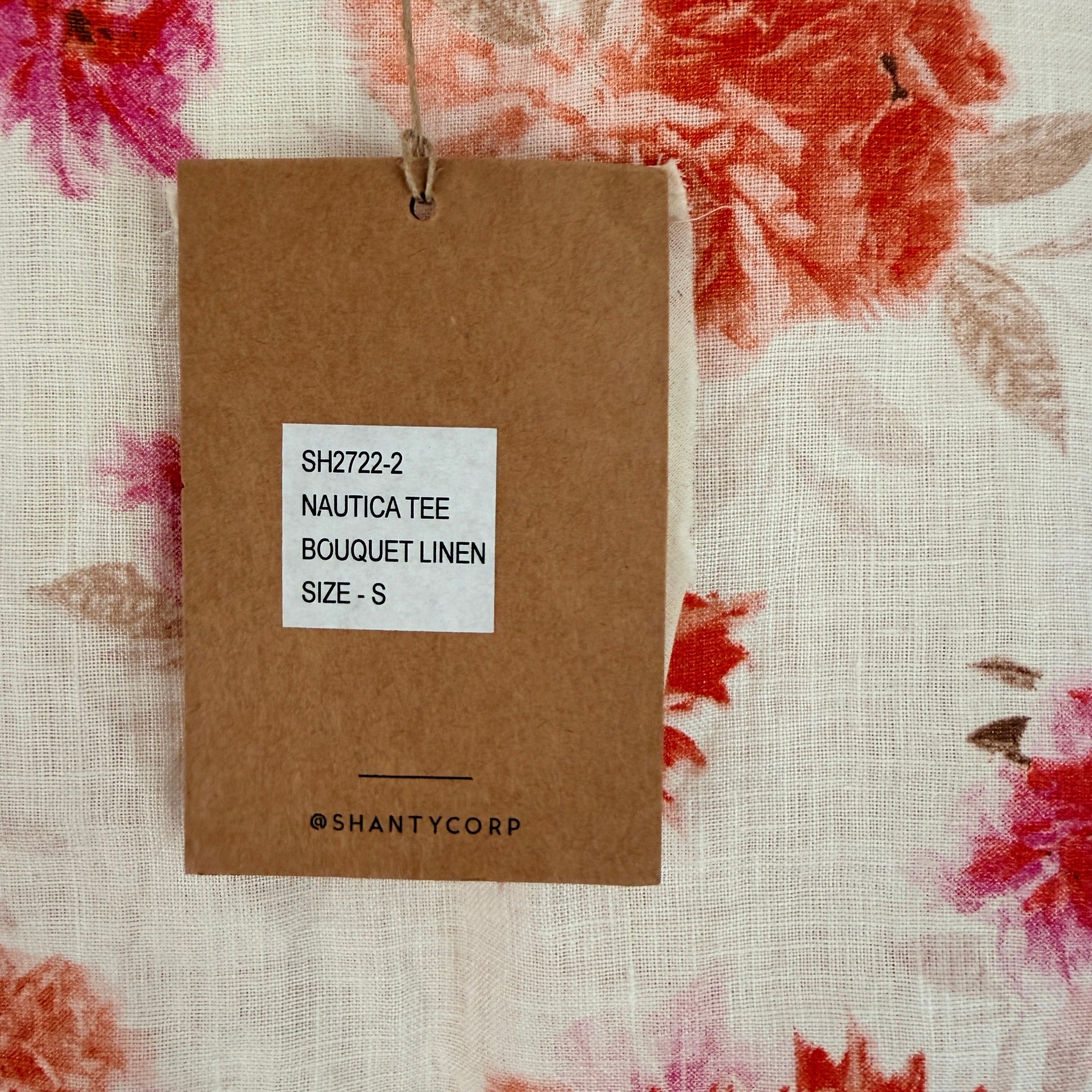 The Shanty Corporation Floral Linen Top - Lightweight Breathable Summer Essential - Image 16