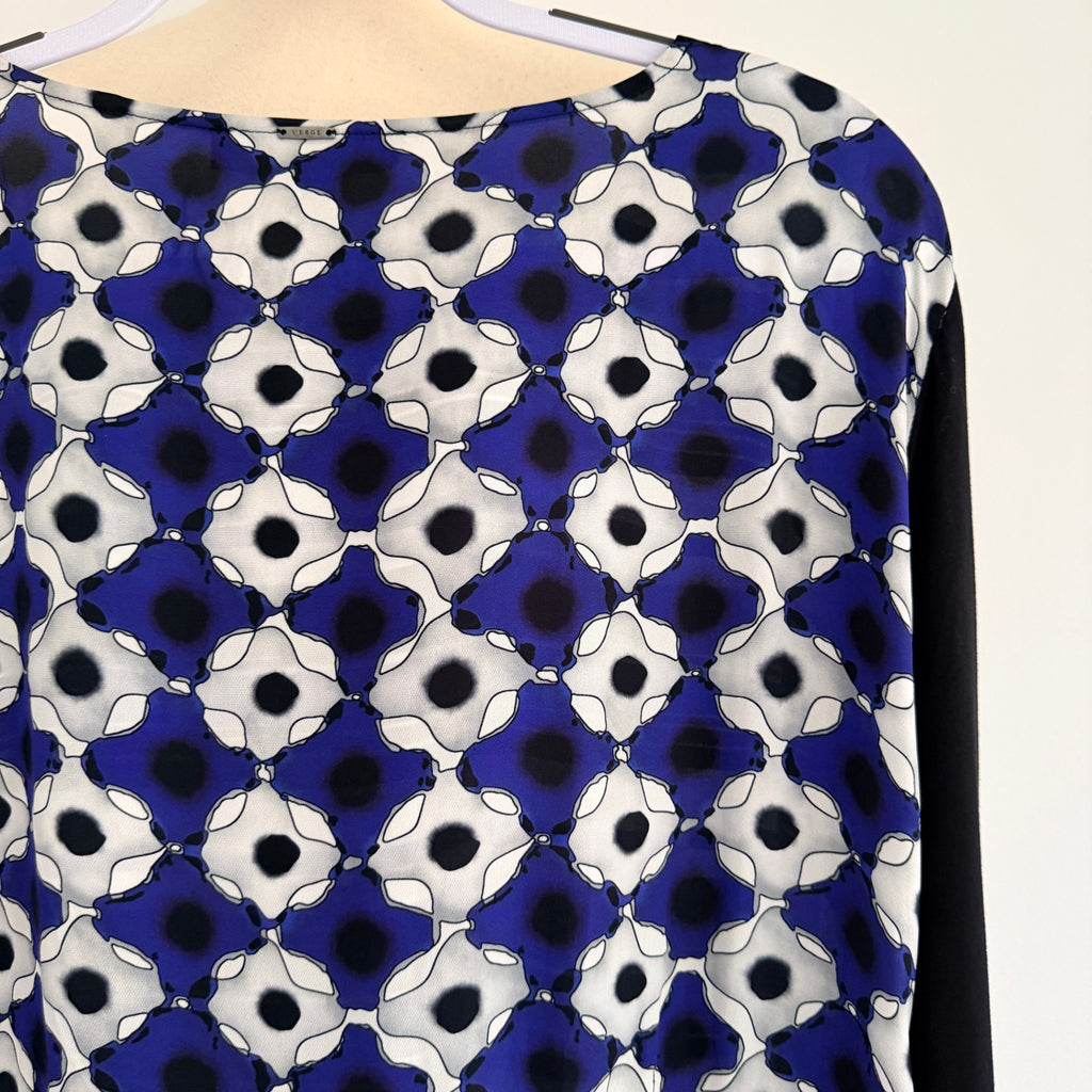 Verge Valen Top Blue Striped Viscose Blouse Womens Size XXL Designer BNWT - Image 14