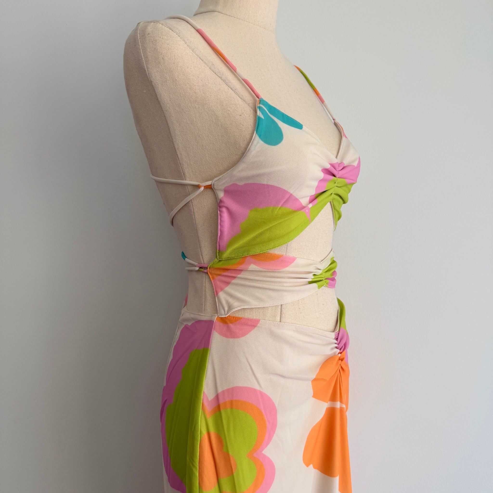 Sabo Cayli Cutout Dress Bubblegum Multi-Colour Size XS AU 6 NWT - Image 14
