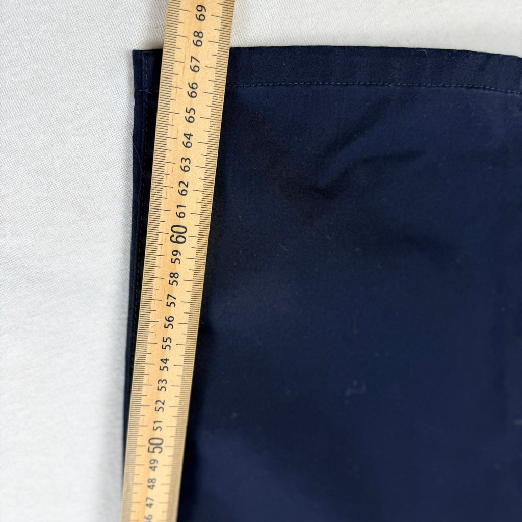 Scanlan Theodore Navy Belted High Waist Tapered Pants Sz 12 Cotton Blend - Image 15
