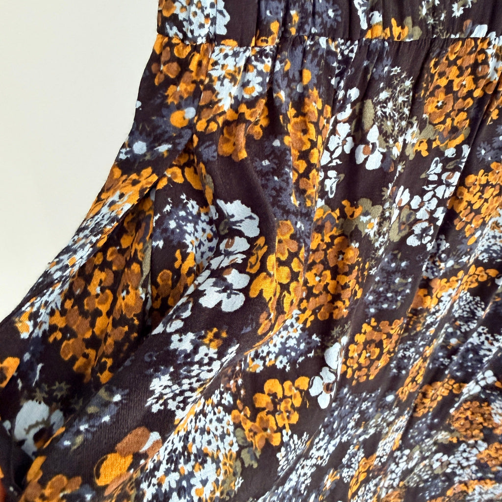 UNIQLO Womens Floral Print Viscose Sleeveless Shift Dress Size M Summer Casual - Image 17