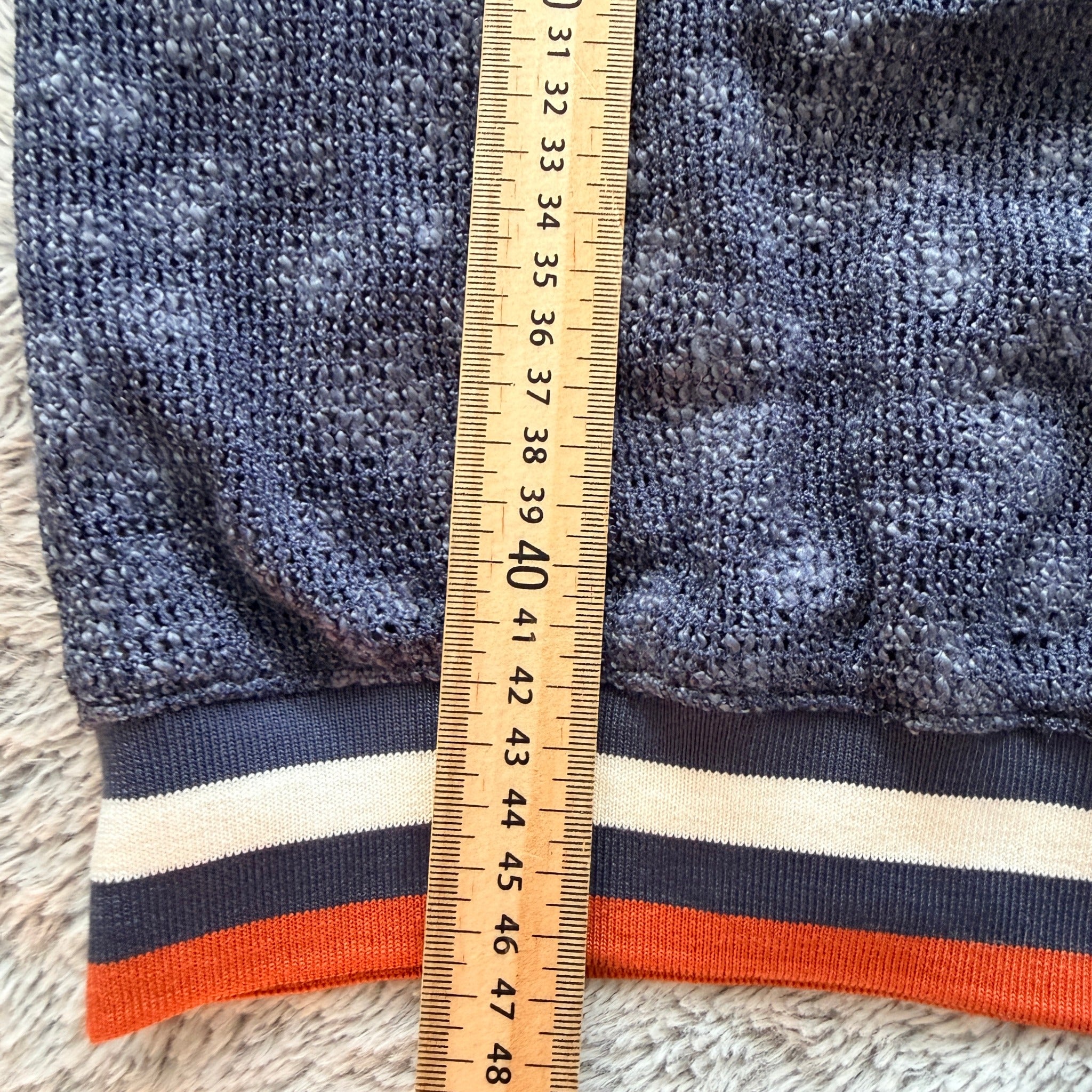 Brixton Womens Size S Navy Sheer Crochet Knit Polo Crop Top BNWOT - Image 14