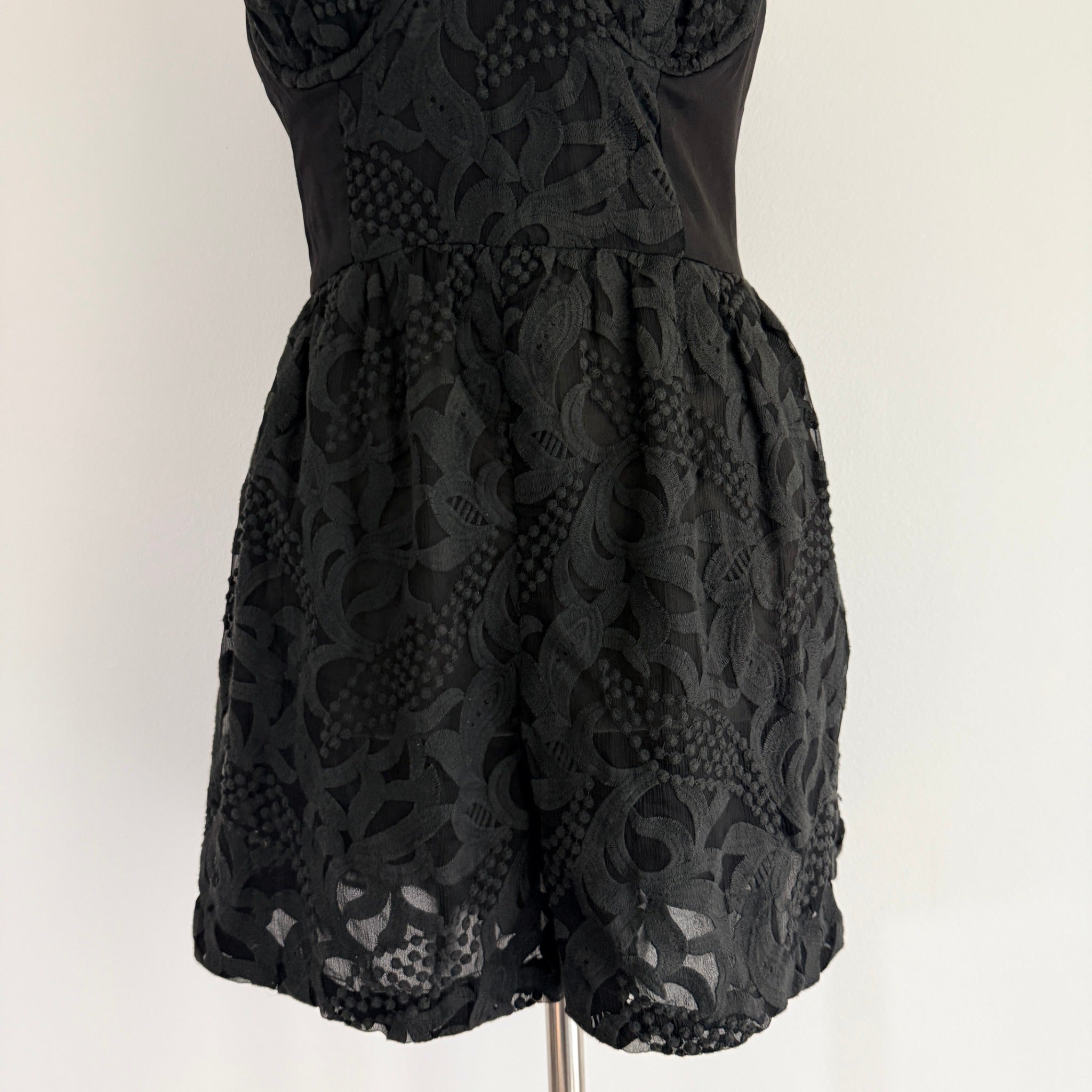 Zimmermann Black Lace Corset Romper Size 0 - Image 15
