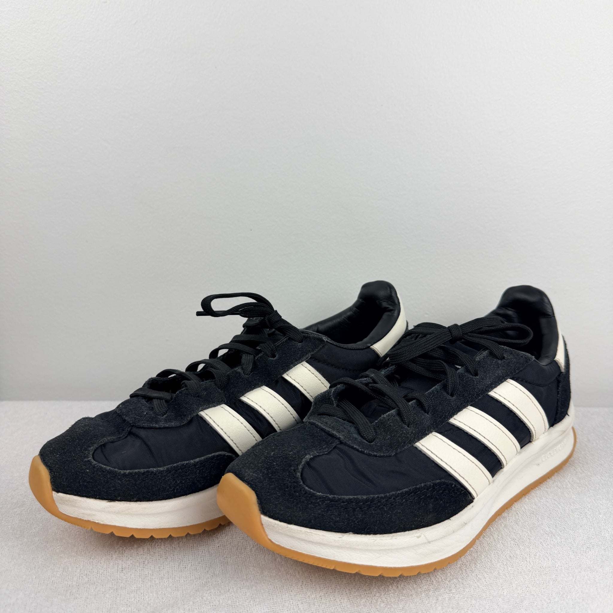 Adidas RUN 70s 2.0 Cloudfoam Black Youth Kids Size 5.5 Comfort Trainers Shoes  - Image 9