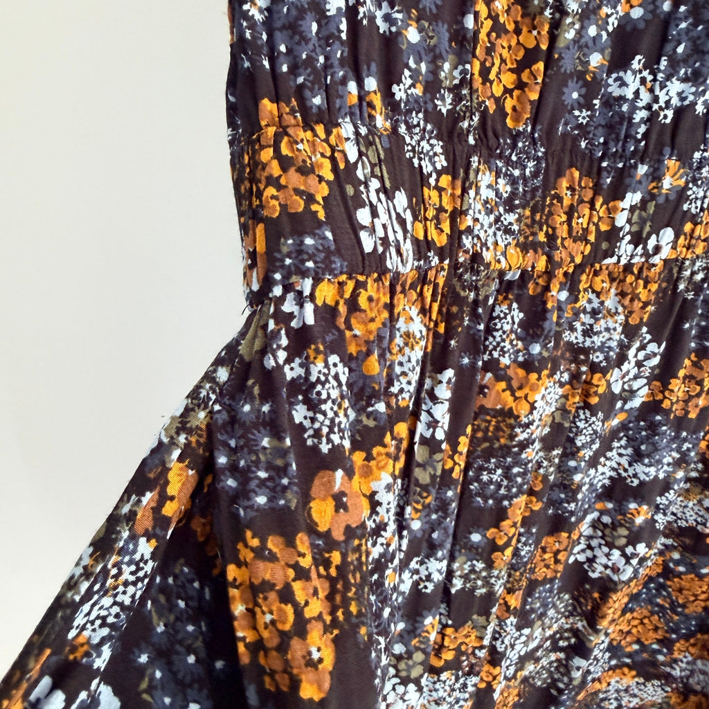 UNIQLO Womens Floral Print Viscose Sleeveless Shift Dress Size M Summer Casual - Image 19