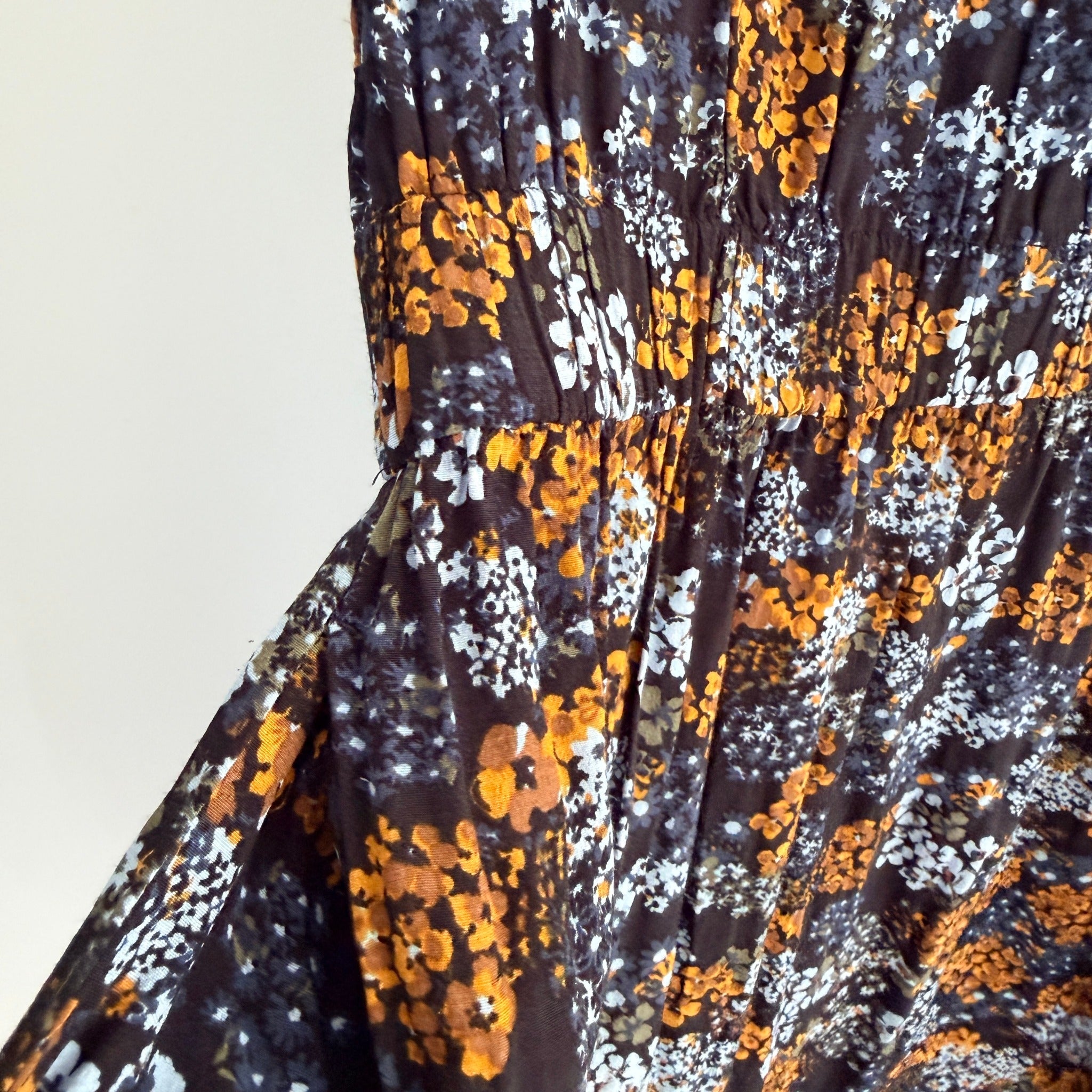 UNIQLO Womens Floral Print Viscose Sleeveless Shift Dress Size M Summer Casual - Image 19