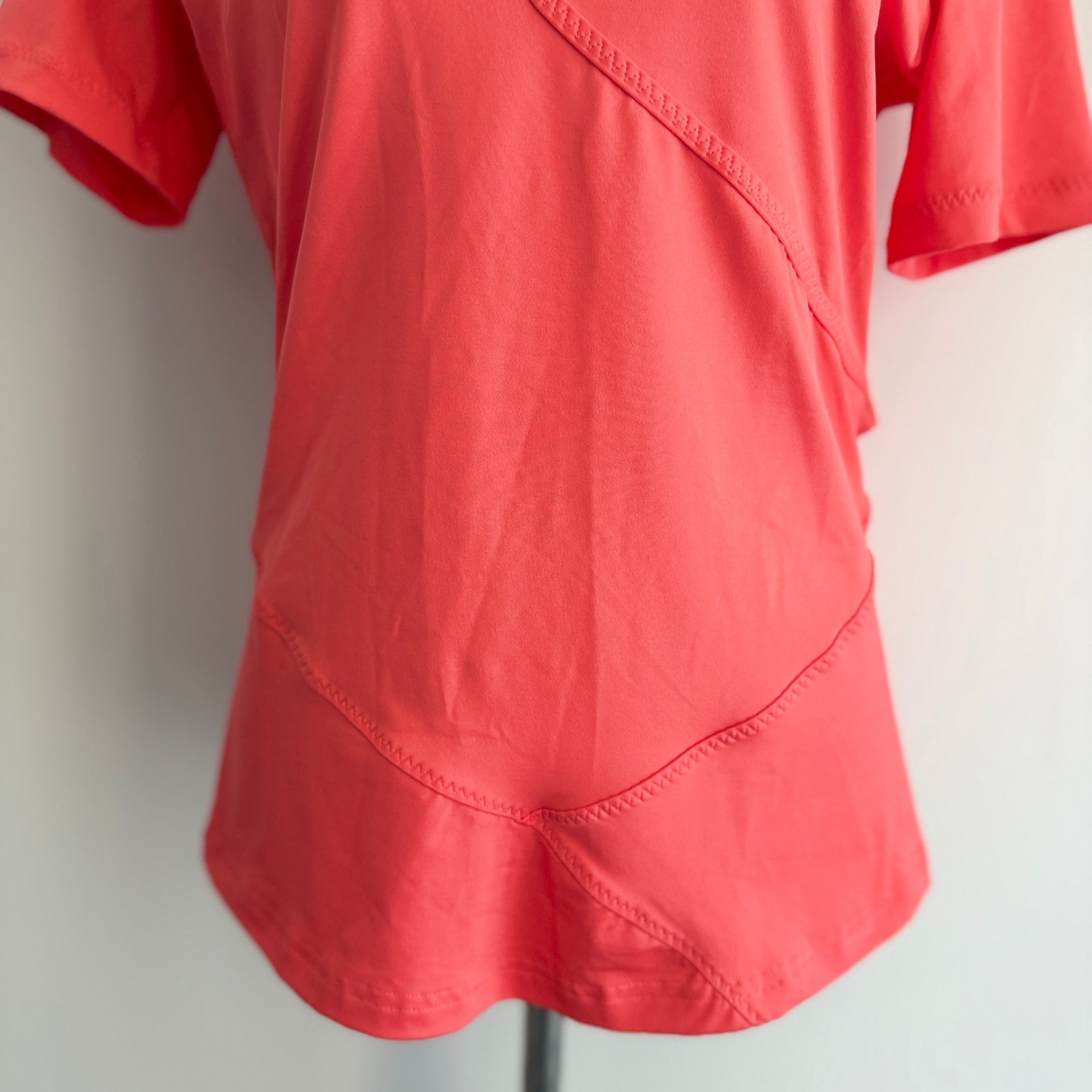 adidas stella mccartney by Stella McCartney Barricade Ruffle Top Orange Size M - Image 18