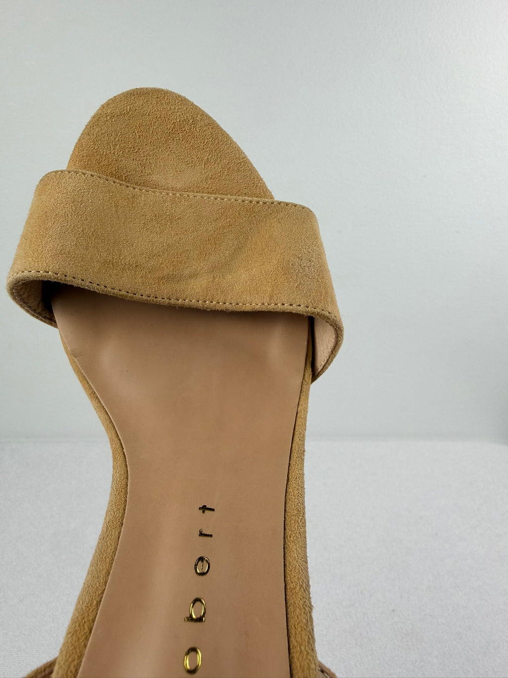 Robert Robert Tan Suede Ankle Wrap Block Heel Sandals Size 39 - Image 18
