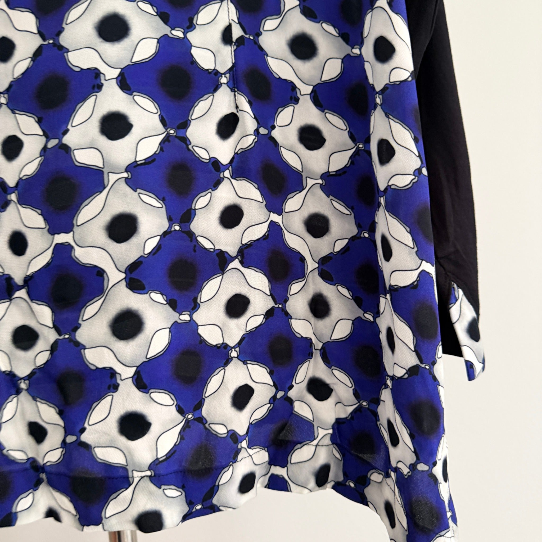 Verge Valen Top Blue Striped Viscose Blouse Womens Size XXL Designer BNWT - Image 17