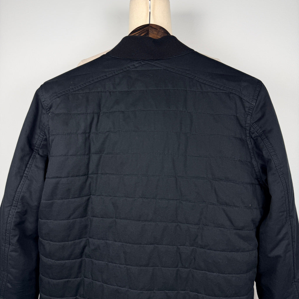 Barbour International Quilted Mens Jacket Black Size S Classic Style - Image 4
