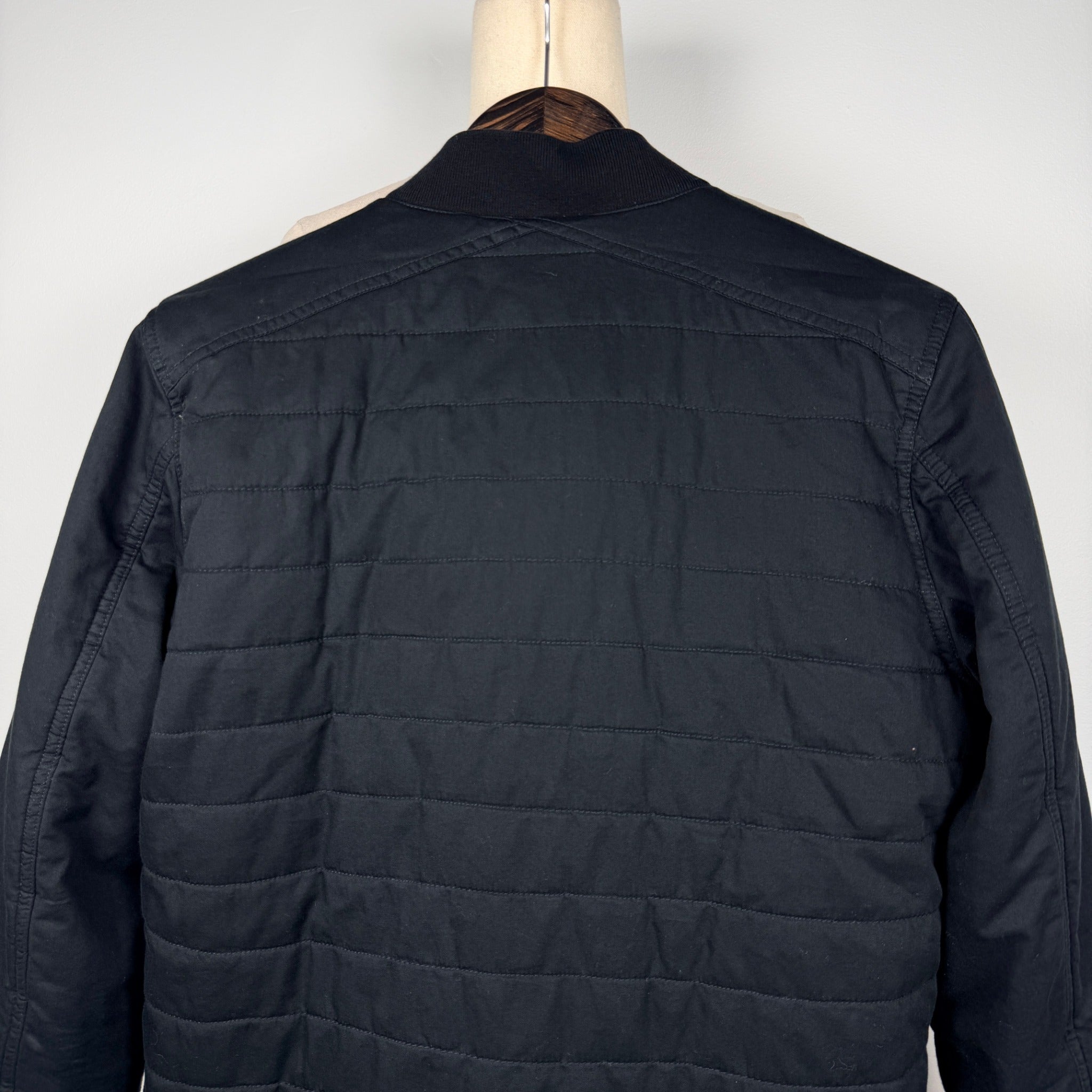 Barbour International Quilted Mens Jacket Black Size S Classic Style - Image 4