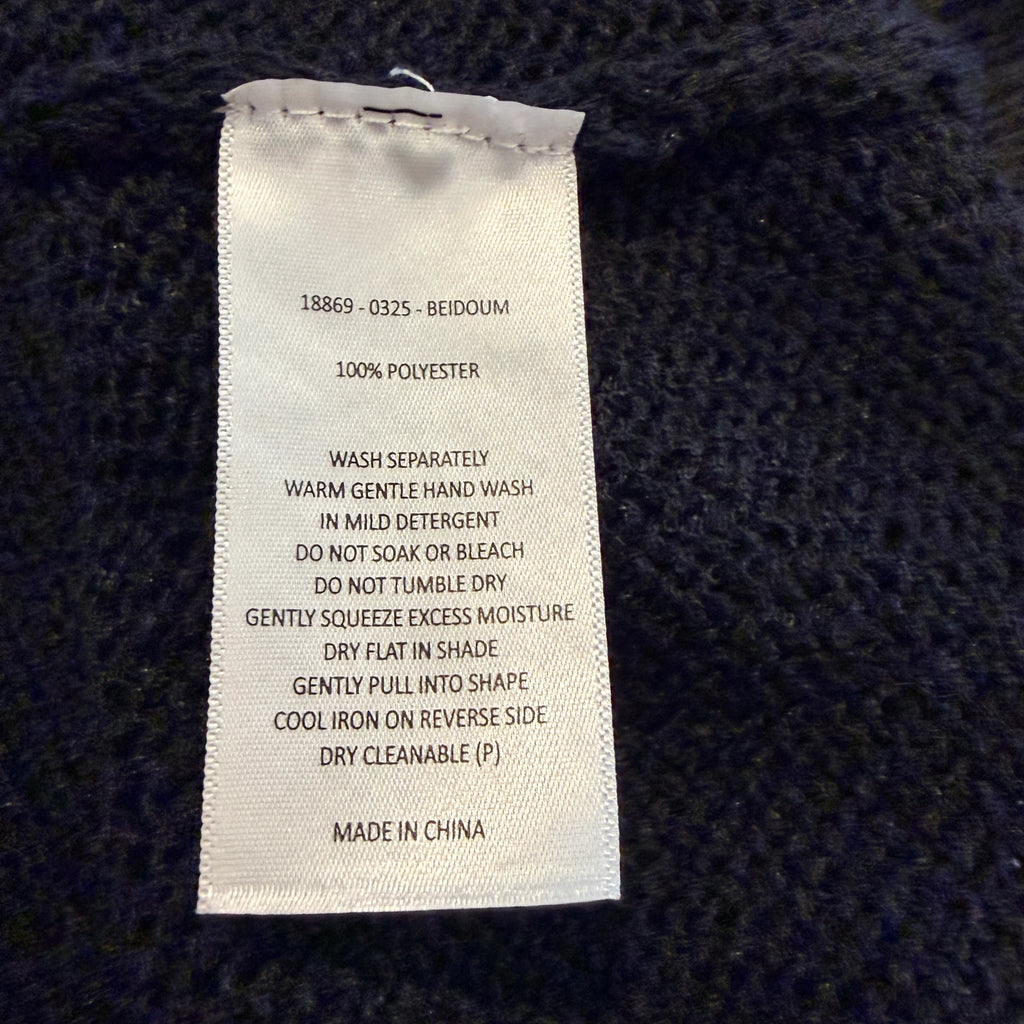 Sass Black Polyester Ribbed Knit Tank Top Sz 8 Boat Neck Casual BNWT - Image 6