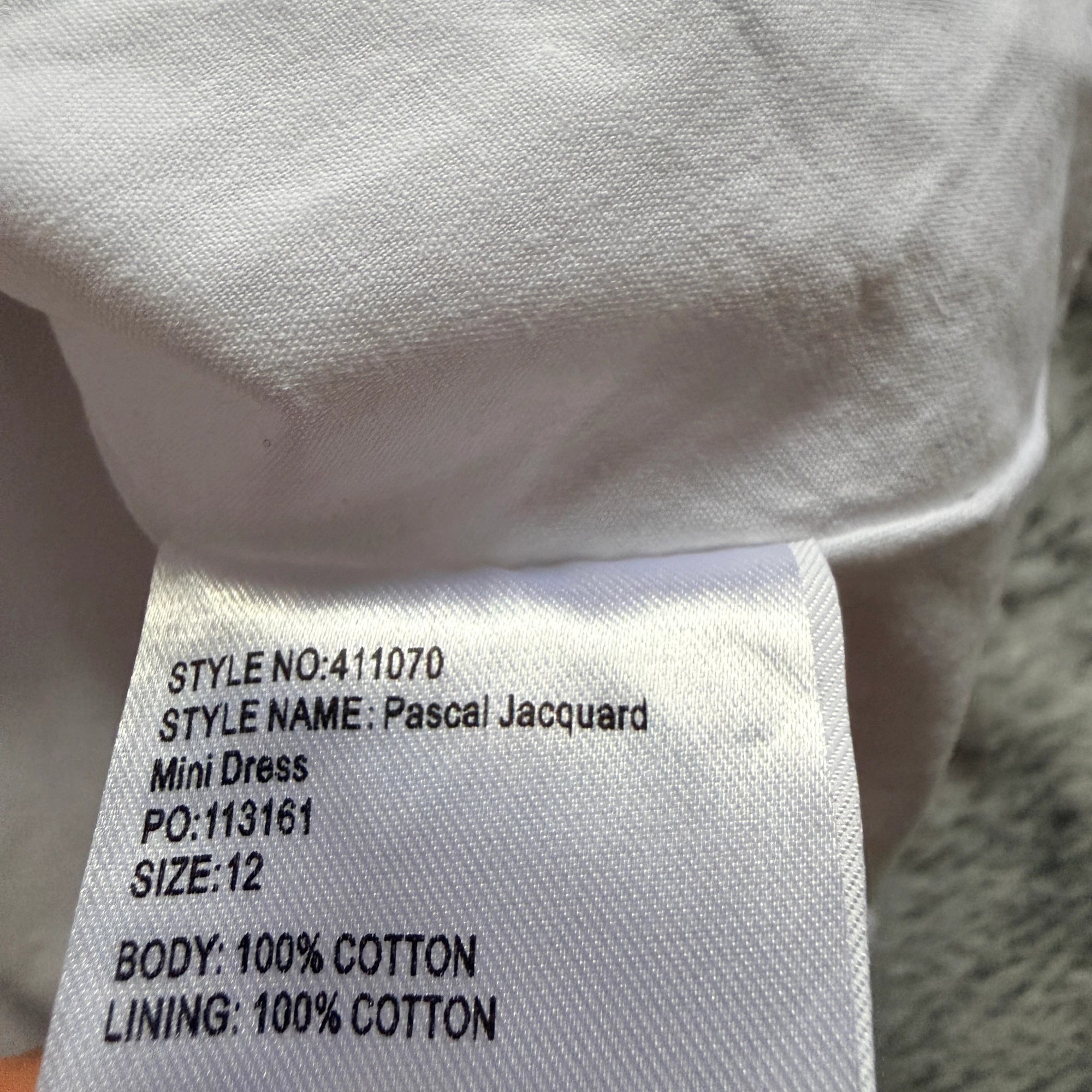 Perfect Stranger White Cotton Mini Dress Strapless Tiered Ruffle Size 12 Party BNWT - Image 10