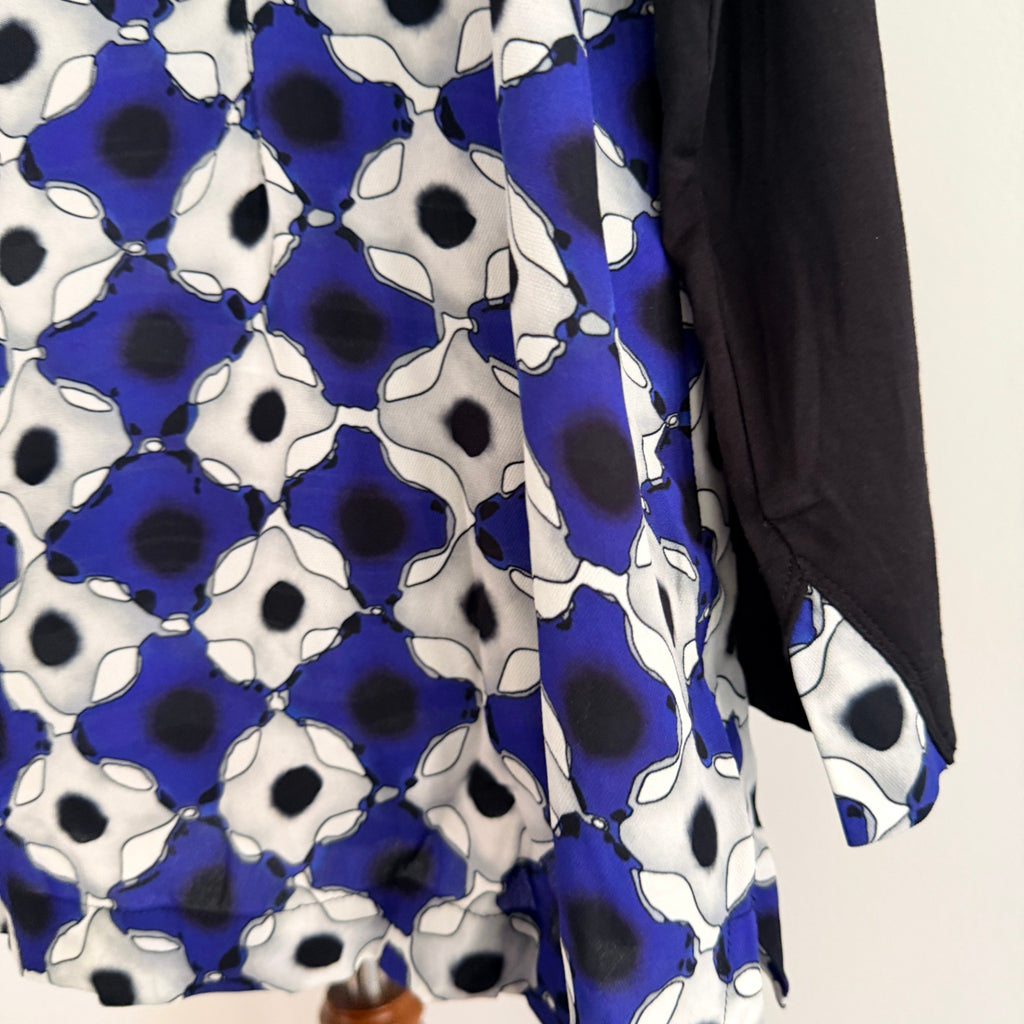 Verge Valen Top Blue Striped Viscose Blouse Womens Size XXL Designer BNWT - Image 18