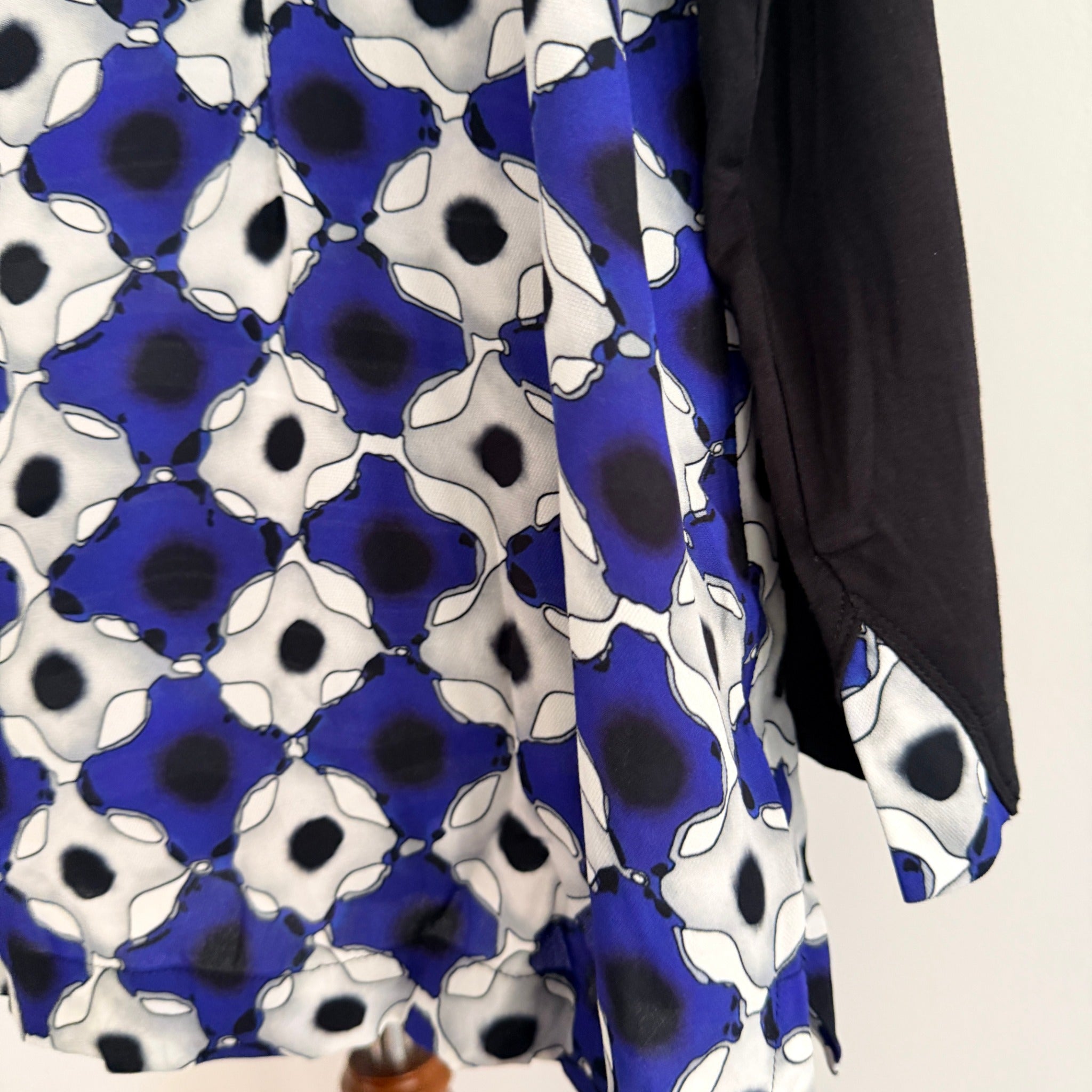 Verge Valen Top Blue Striped Viscose Blouse Womens Size XXL Designer BNWT - Image 18