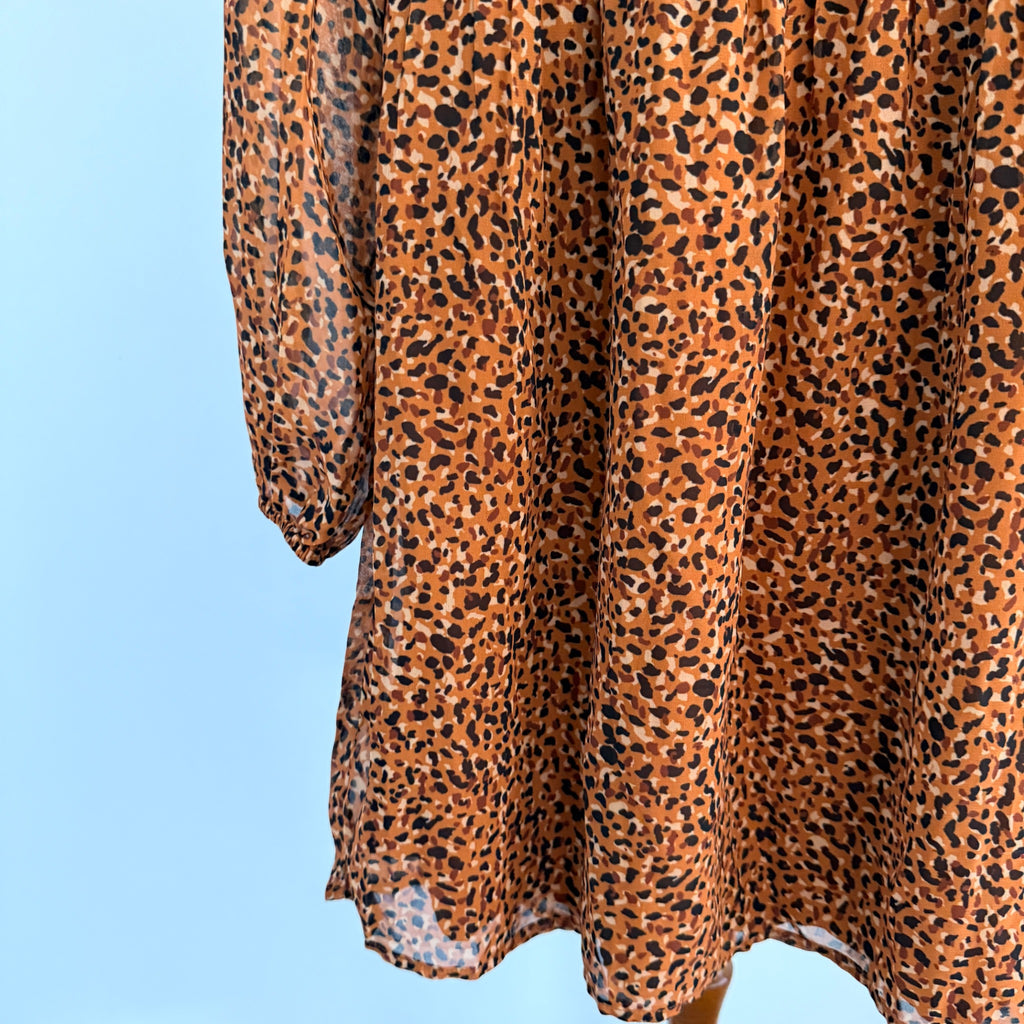 Atmos&Here Yasmin Spice Leopard Print Polyester Maternity Mini Dress Sz 10 BNWT - Image 18