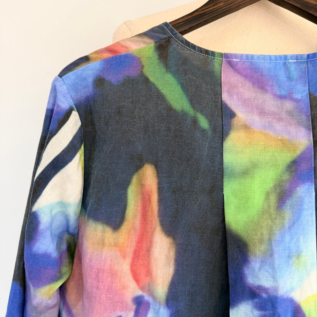 Hammock & Vine Multicolour Floral  Shirt Dress Sz 10 Boho Resort Wear - Image 3