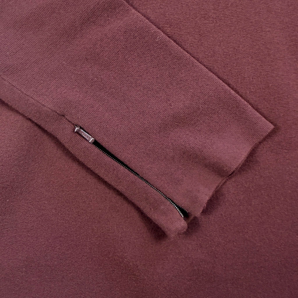Scanlan Theodore Burgundy Longline Turleneck Knit Top Size m Funnel Neck - Image 8
