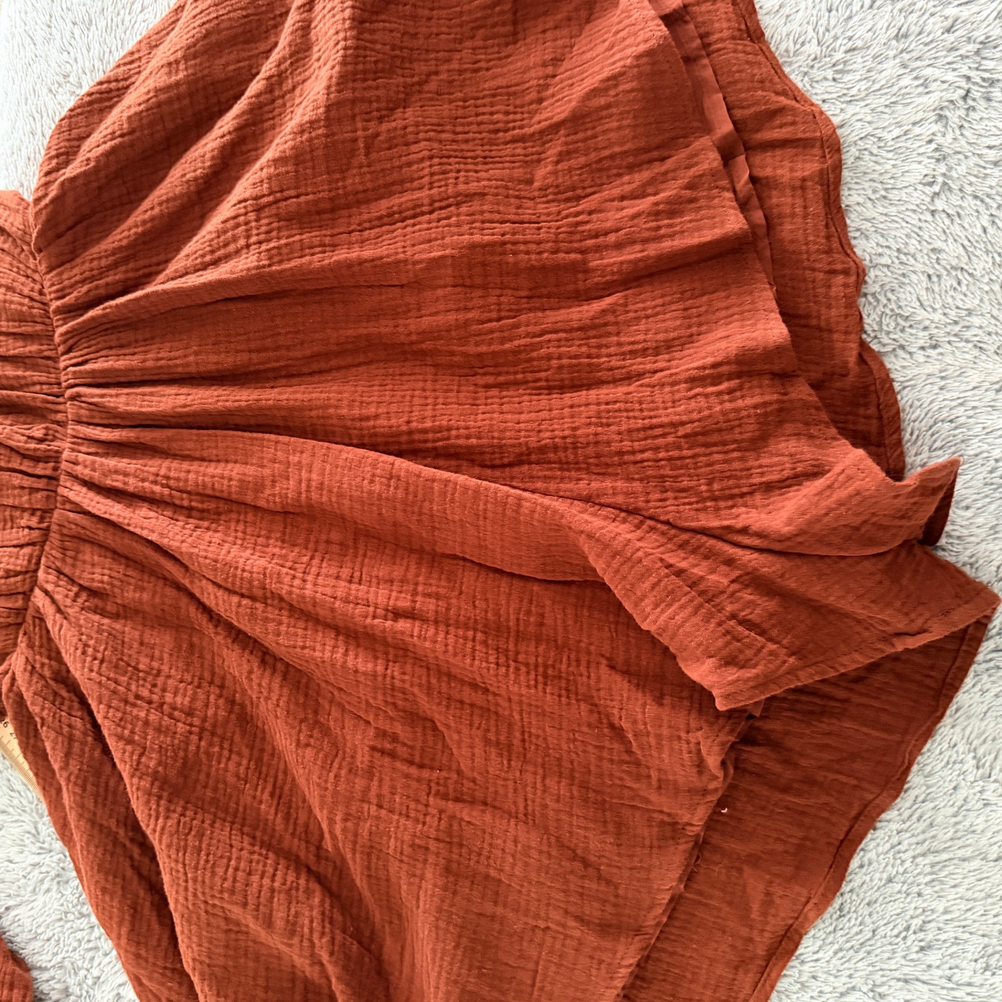 Princess Polly Rust Brown Cotton Gauze Long Sleeve Romper Size 6 Boho BNWT - Image 19