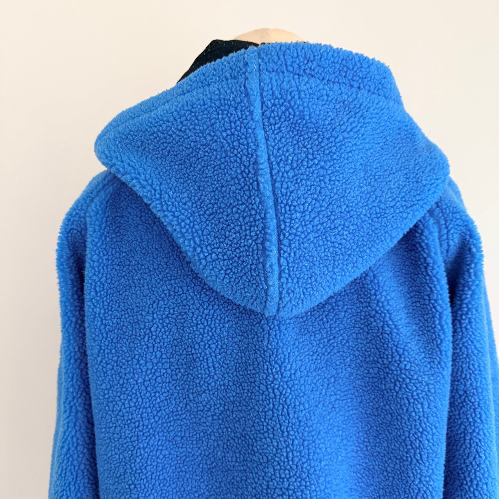 Billabong Blue Acrylic Polyester Fleece Hoodie Size 12 Vintage Casual - Image 4