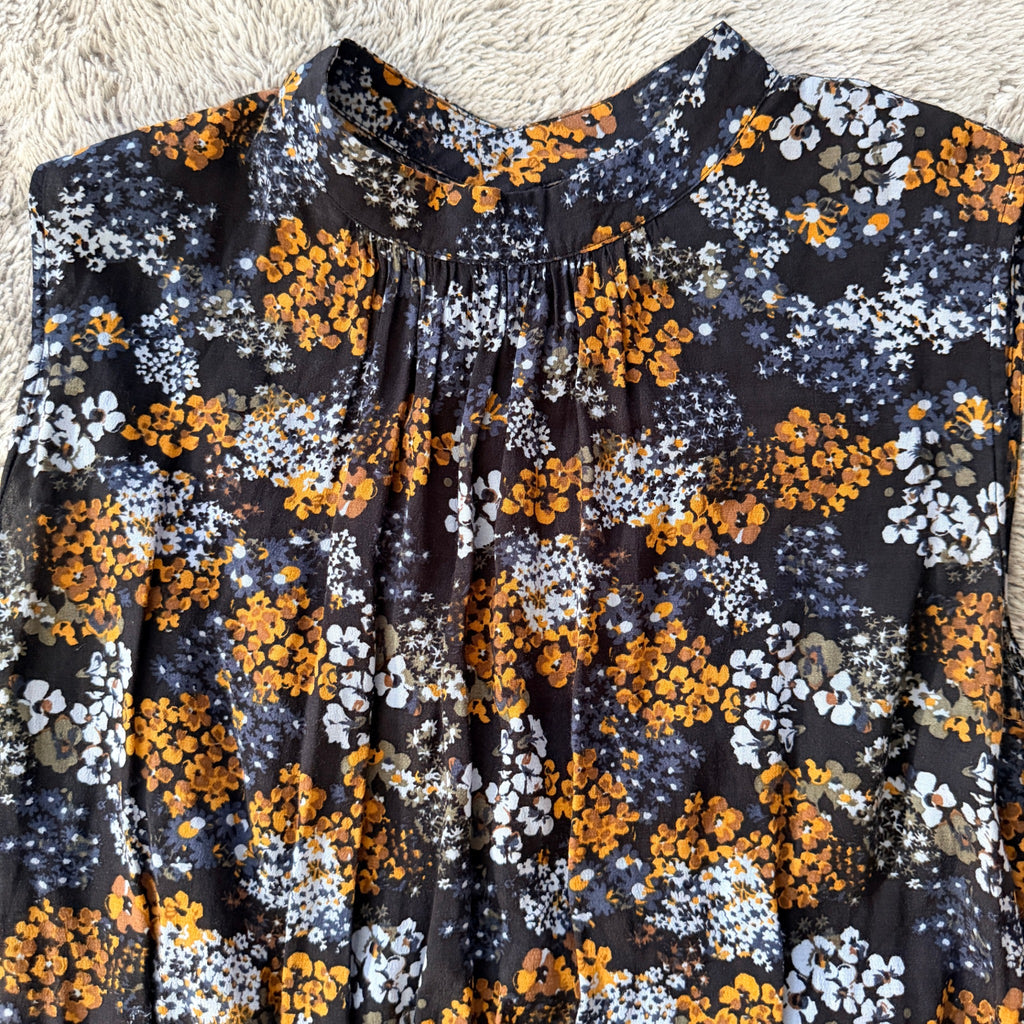 UNIQLO Womens Floral Print Viscose Sleeveless Shift Dress Size M Summer Casual - Image 20